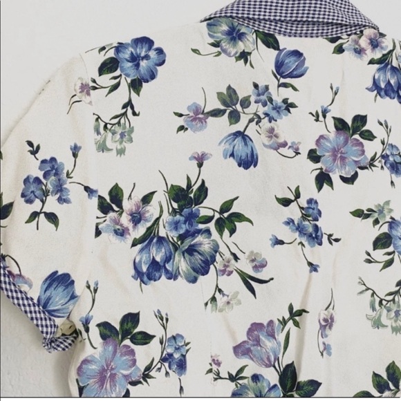 Vintage floral crop top - Picture 8 of 13